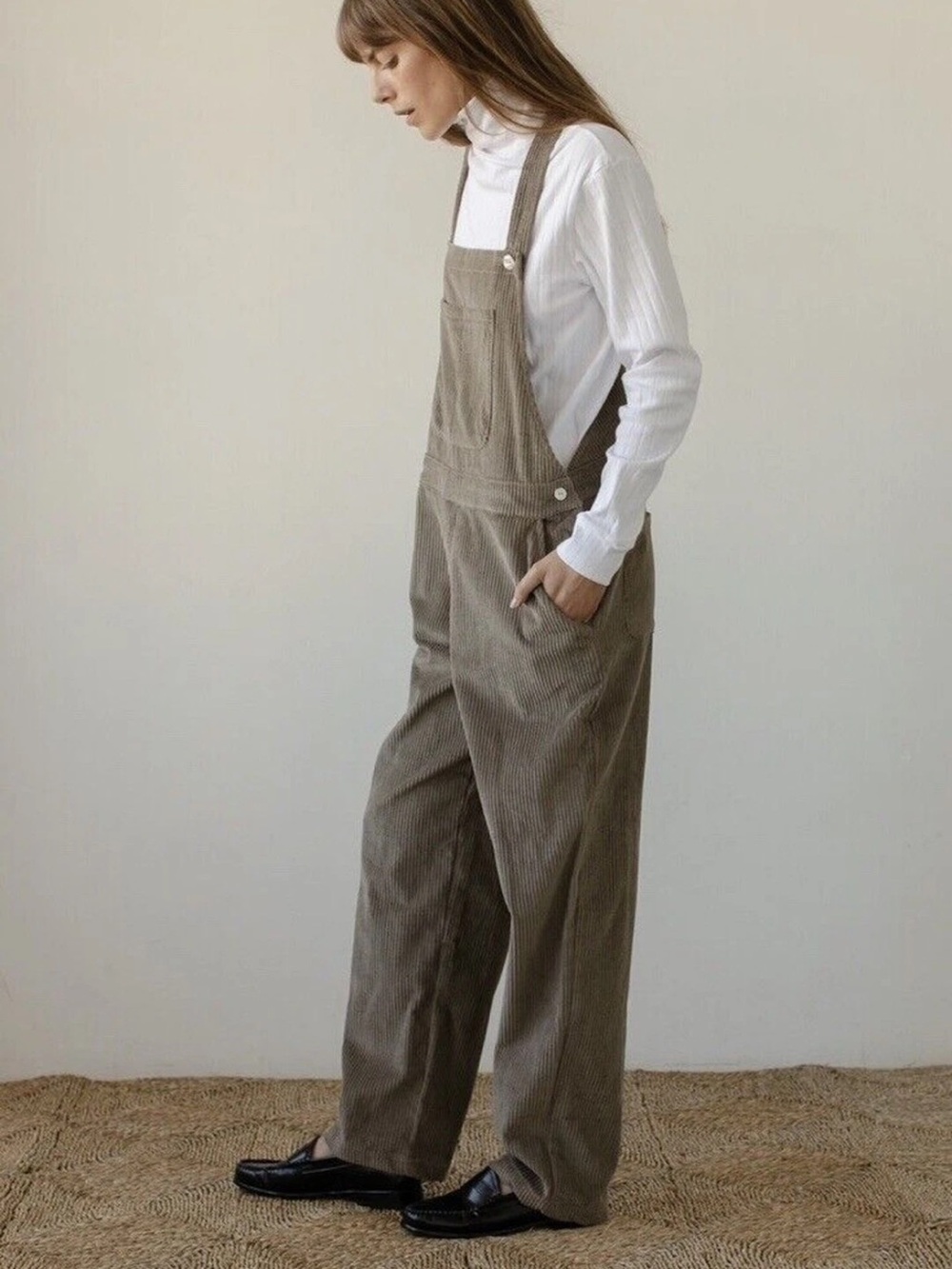 DONNI The Cord Overall relaxed fit, 100% cotton NWT Size XXS MSRP $298